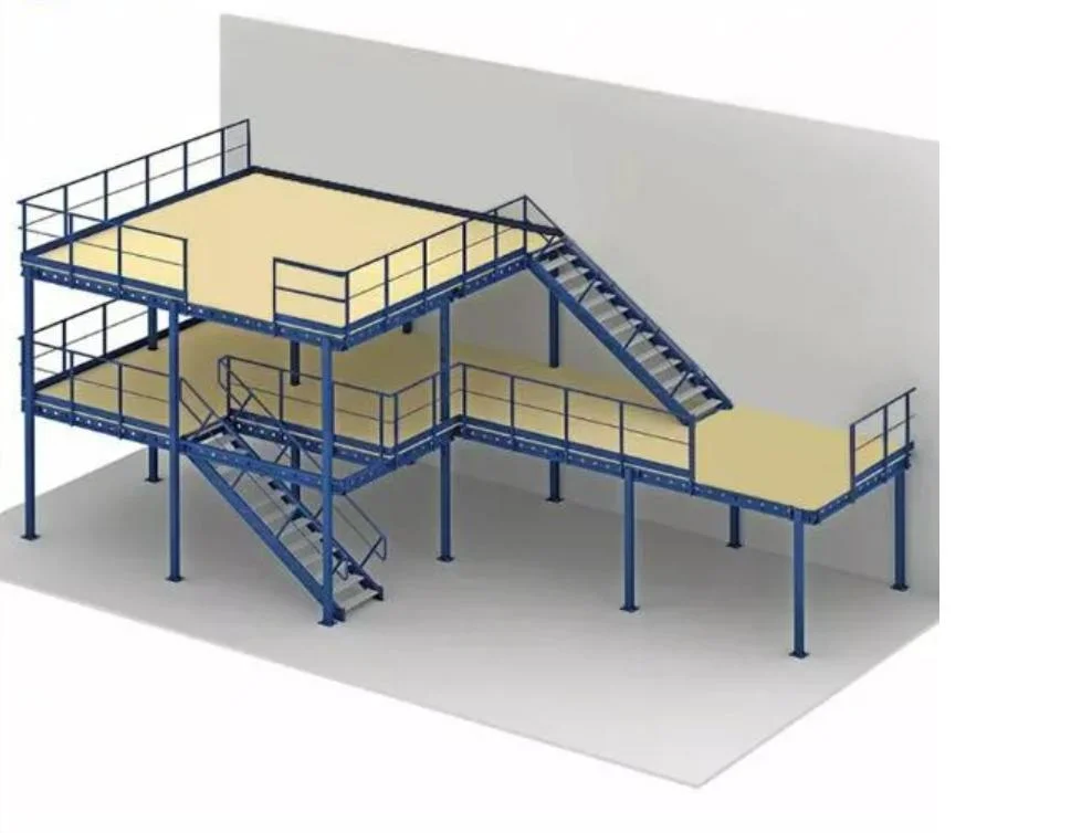 Heavy Duty Steel Metal Platform Mezzanine Racking for Industrial Warehouse Storage