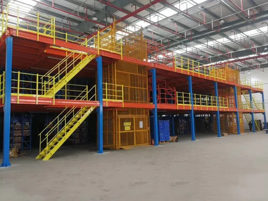 Prateleiras Longspan Estantes de paletes para serviços pesados ​​Rack de armazenamento Plataforma de metal Piso do mezanino