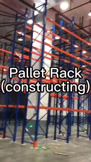 Rack de estantes de armário de paletes de metal Prateleira de armazenamento múltiplo para pneus de aço para paletes de madeira de plástico Certificação de lágrima Prateleiras para armazéns Soluções de garagem (rack)